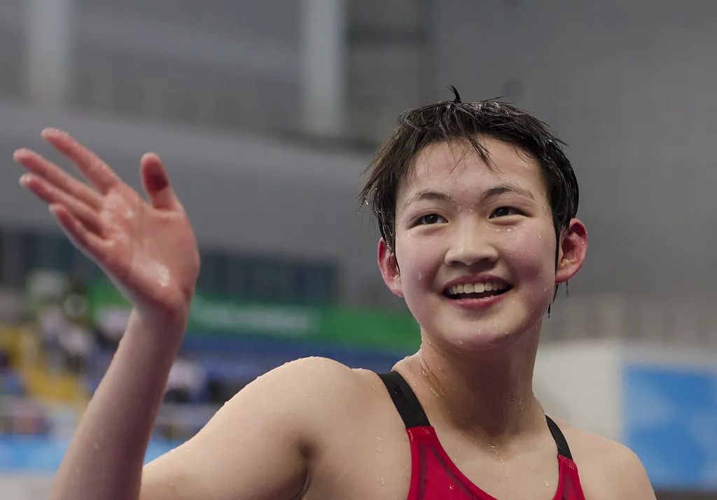 李冰洁女子1500米自由泳.