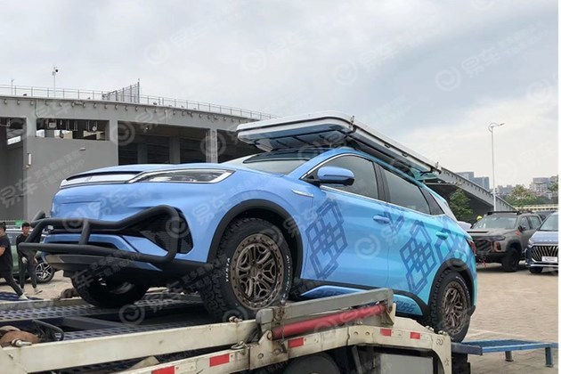 2021广州车展探馆比亚迪元plus改装车