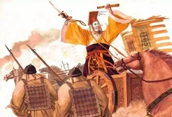 东周的繻葛之战,郑国用"鱼丽阵"重创五国联军,险些射杀周天子