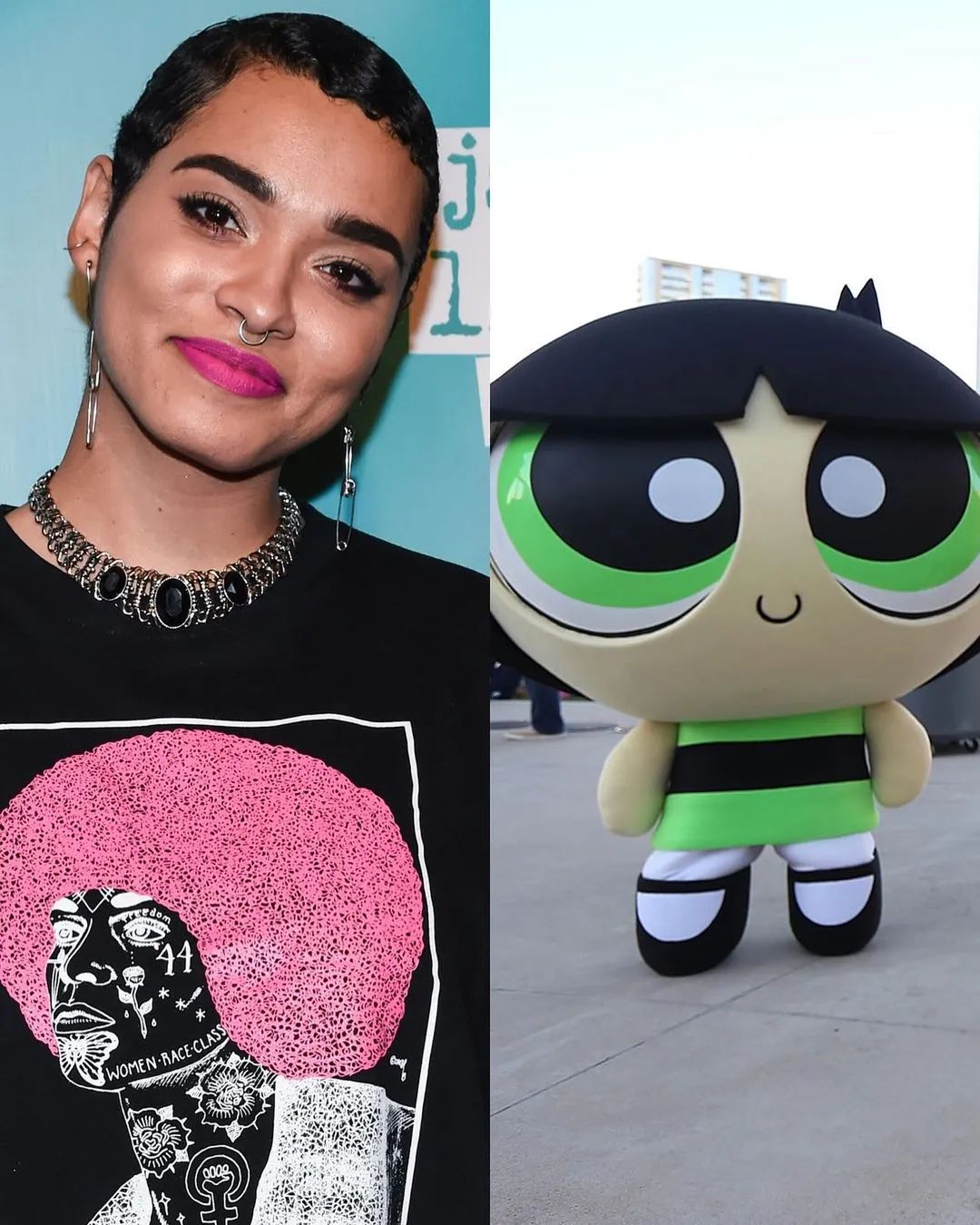 黑人女星yana perrault 扮演"毛毛".