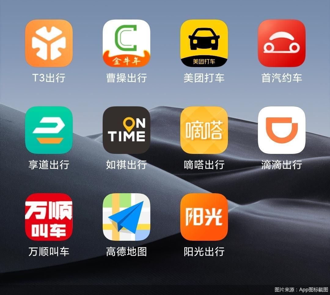 网约车app图片