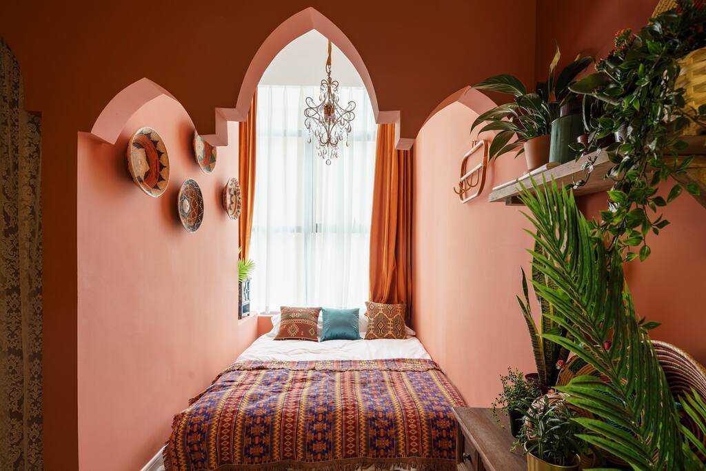 纯摩洛哥风情的民宿假装自己在国外