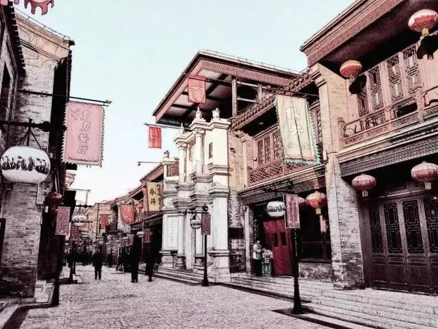清朝北京街道图片