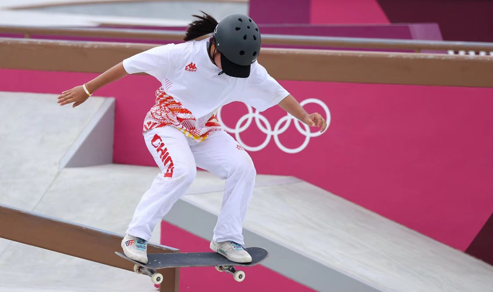 其中,中国滑板国家队首次出征2020 东京奥运会.