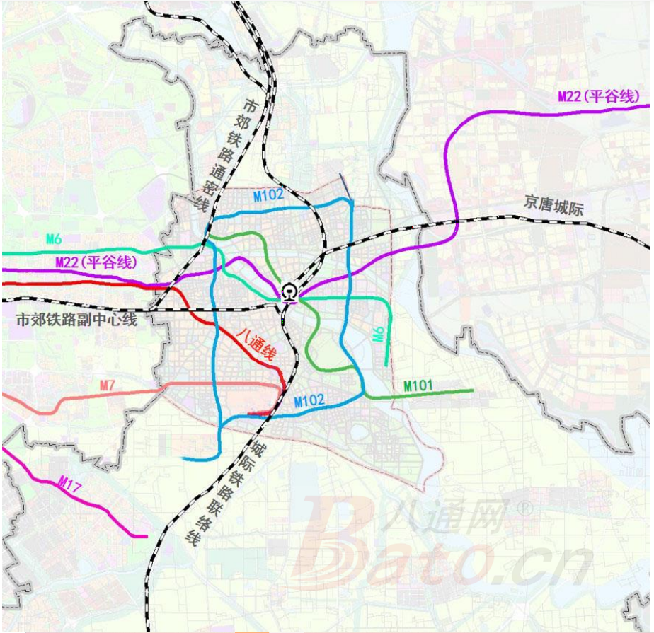 17条轨道公布!通州十四五规划全文透露重要信息,交通太牛了