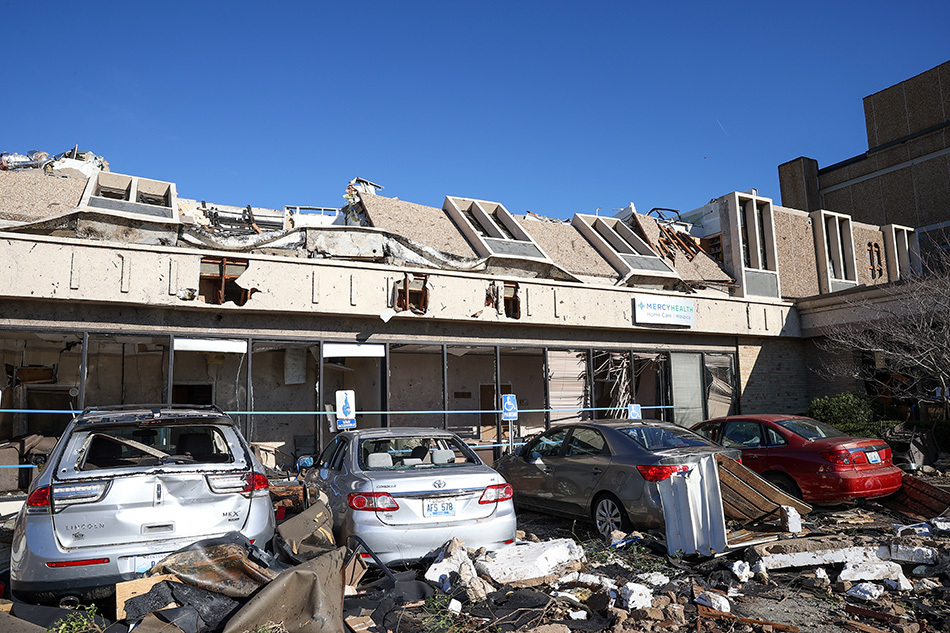 早安世界30场龙卷风袭击美国后肯塔基州灾情最为严重