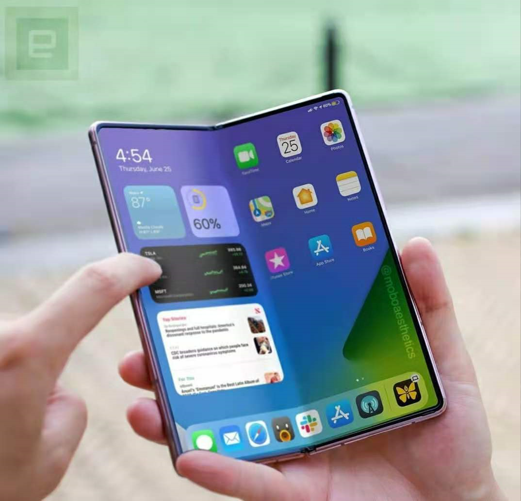 折叠手机时代要来了?可折叠iphone虽迟但到,2022年见__凤凰网