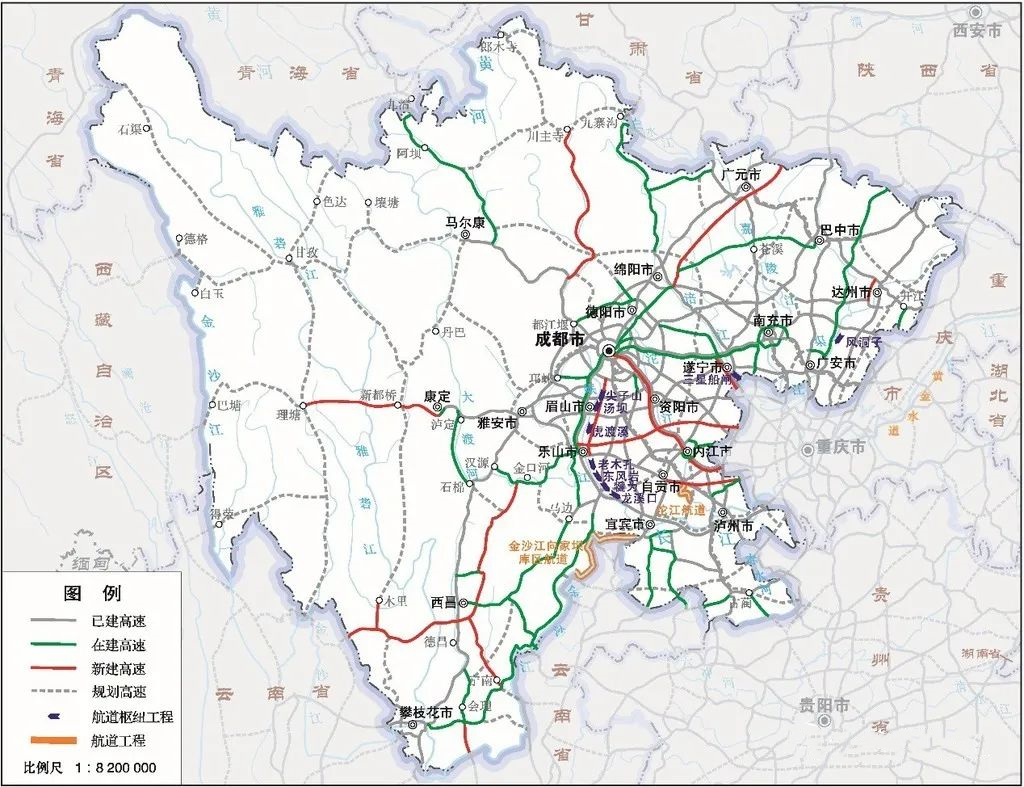 《规划纲要》提出—— 未来四川将推进宜攀,西香等高速公路建设, 形成