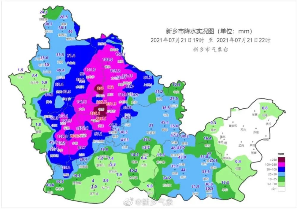 新乡2小时降雨量超过郑州 超历史记录