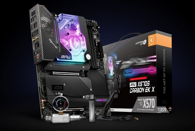 目测不便宜 微星推出全新一体式水冷X570主板