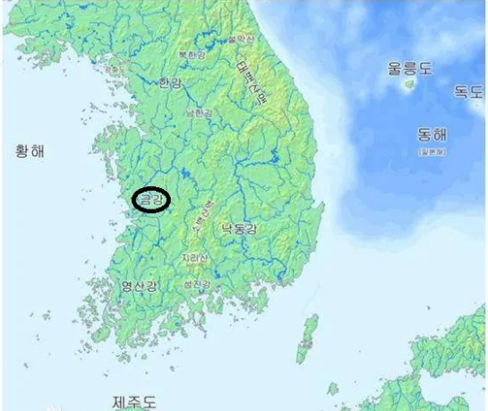 当年的白江 就是今天韩国的锦江