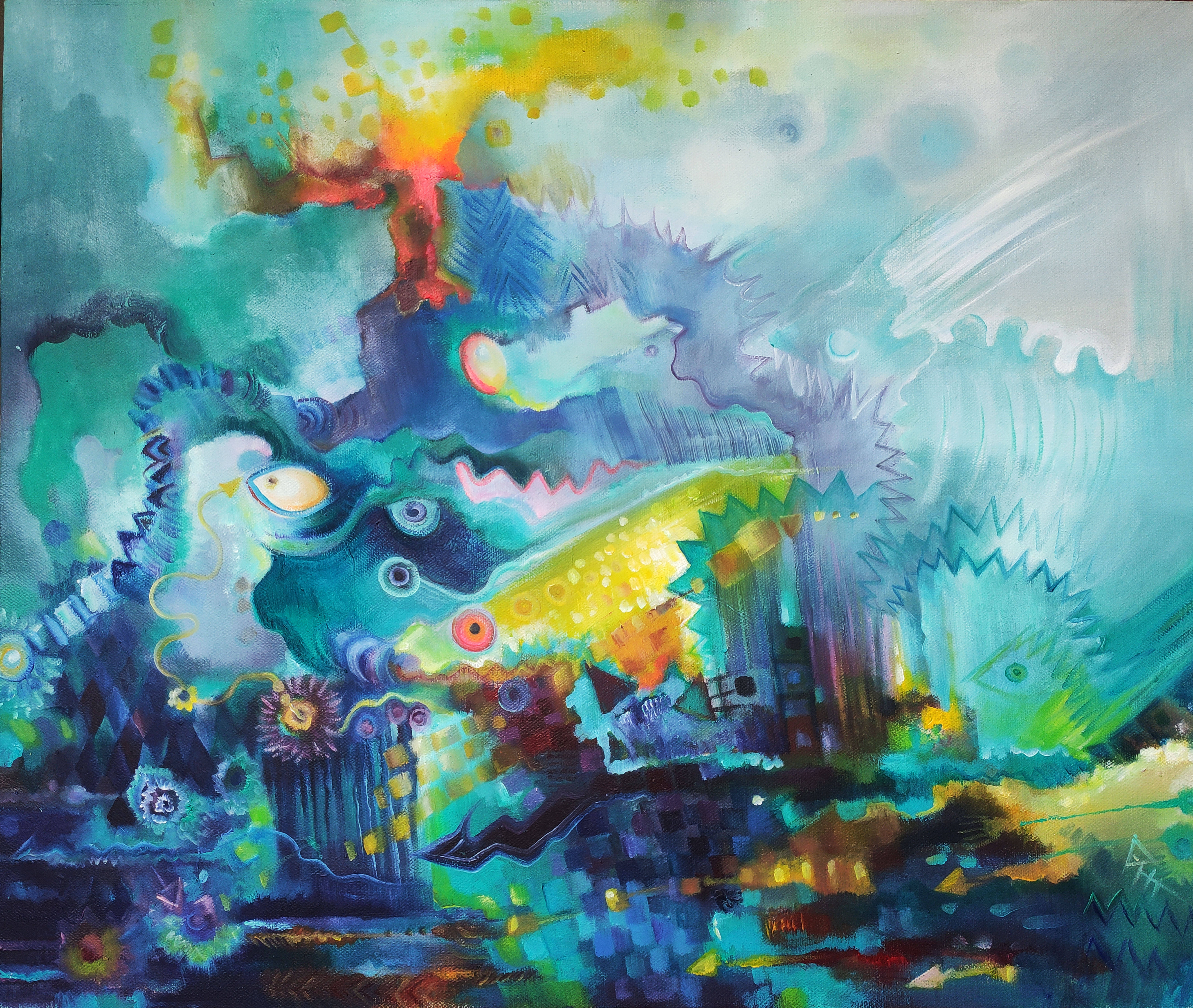 当代艺术家蓝易章作品展