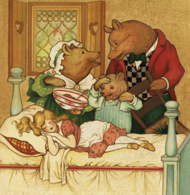 大家有没有看过童话《金发姑娘和三只熊》?