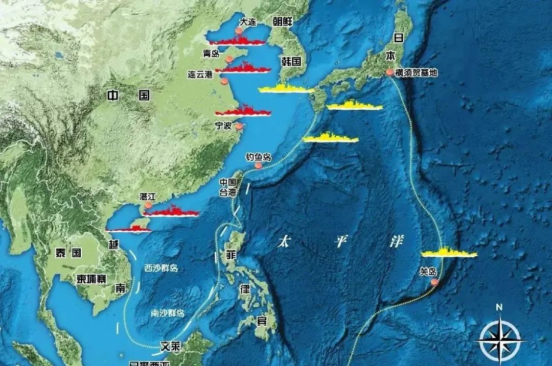 台海地区来了条大鱼解放军逮住机会扑上去