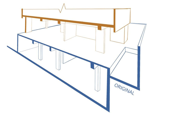 KC design studio设计的概念轴测图