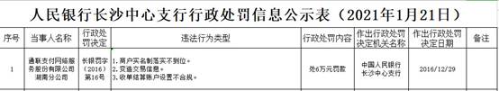 通联支付变造交易信息违法遭罚 为万向控股旗下