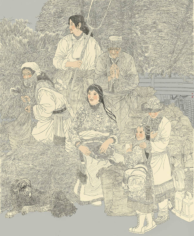 温雅的质朴——画家王伟宾工笔人物画赏评