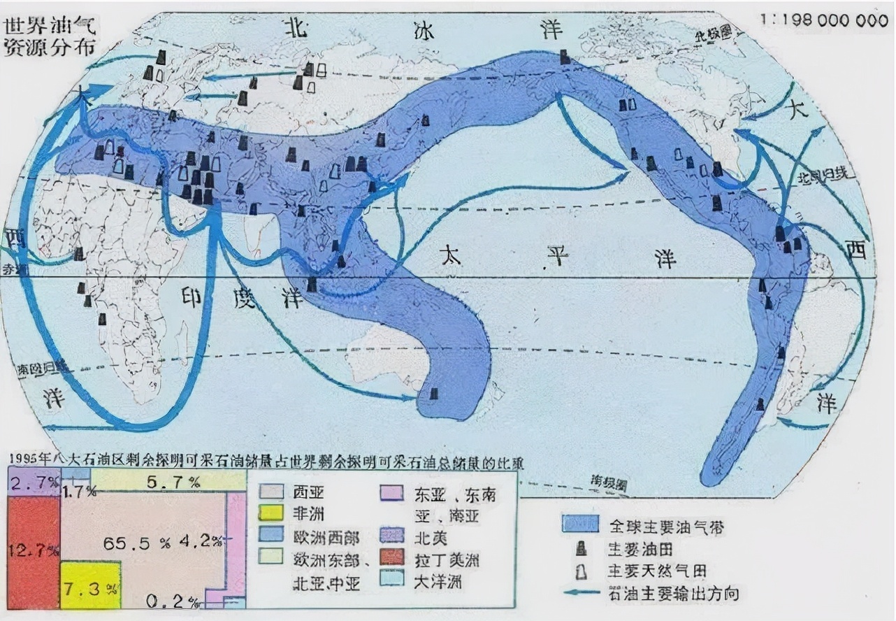 美国油田分布图图片