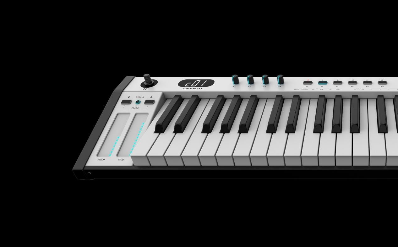 独创x旋钮设计midiplus新升级产品x系列第三代midi键盘