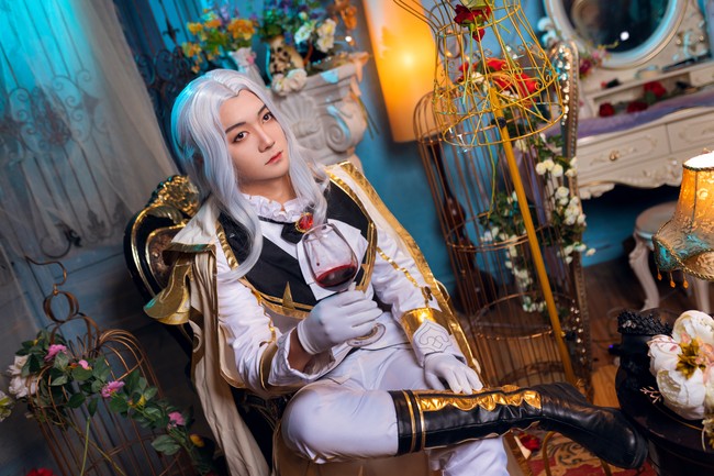 cos:王者荣耀周瑜真爱至上&小乔纯白花嫁cos正片