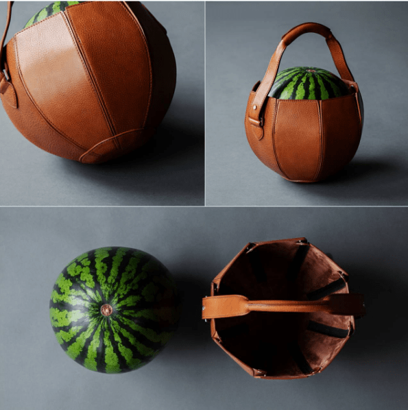 享受携带的乐趣,土屋鞄制造所西瓜包,背个西瓜走天下