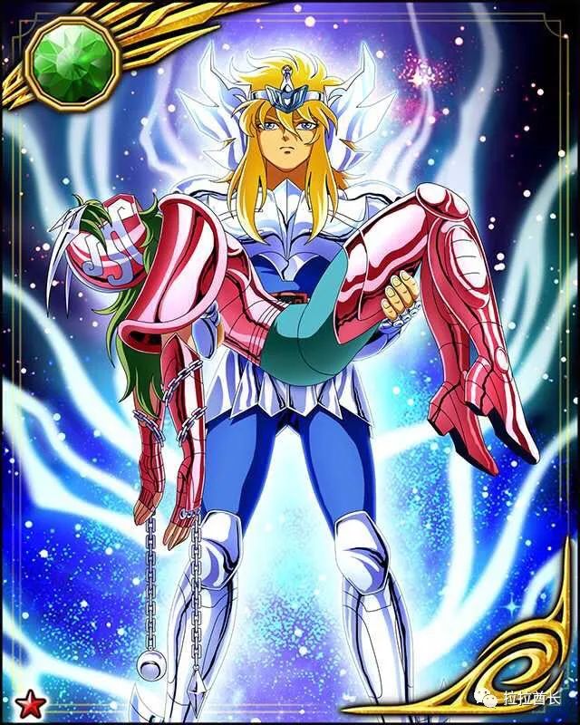 动漫|《圣斗士星矢》,白鸟座冰河的卡片图集