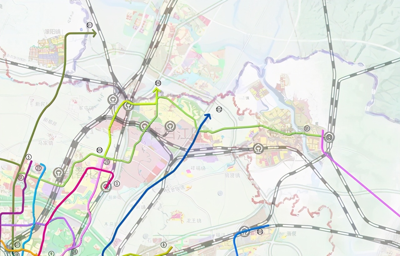 其中s1线起点位于石油大学站,途经青白江,终点止于金堂凯州东站;s12线