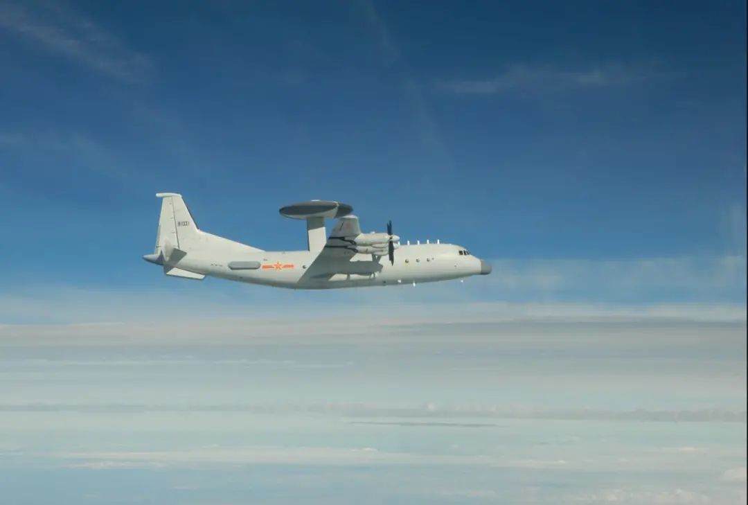 台防务部门发布的空警-500预警机.