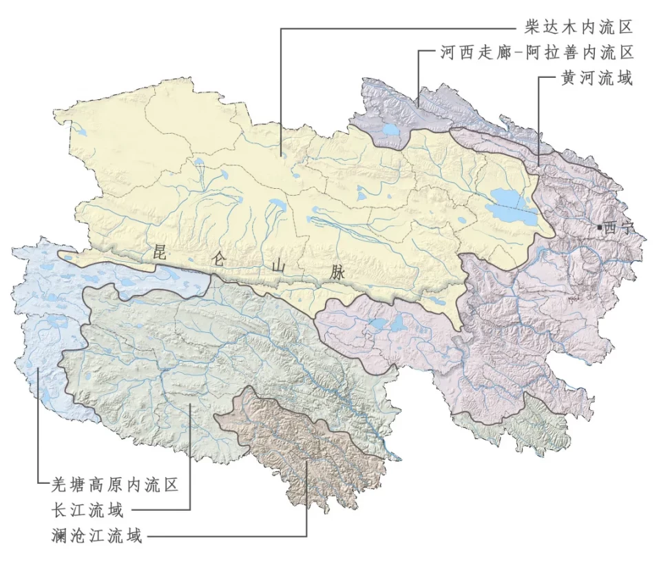 来看其实是个水资源相当丰富的省份广阔的青海省地形整体上西高东低