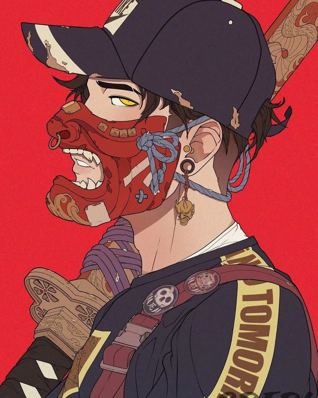 来自西班牙的breri极度酷炫的和风漫画