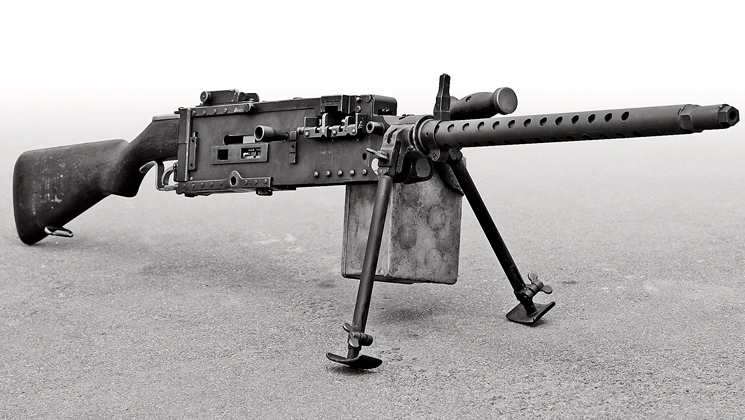 二战时期的轻机枪图片