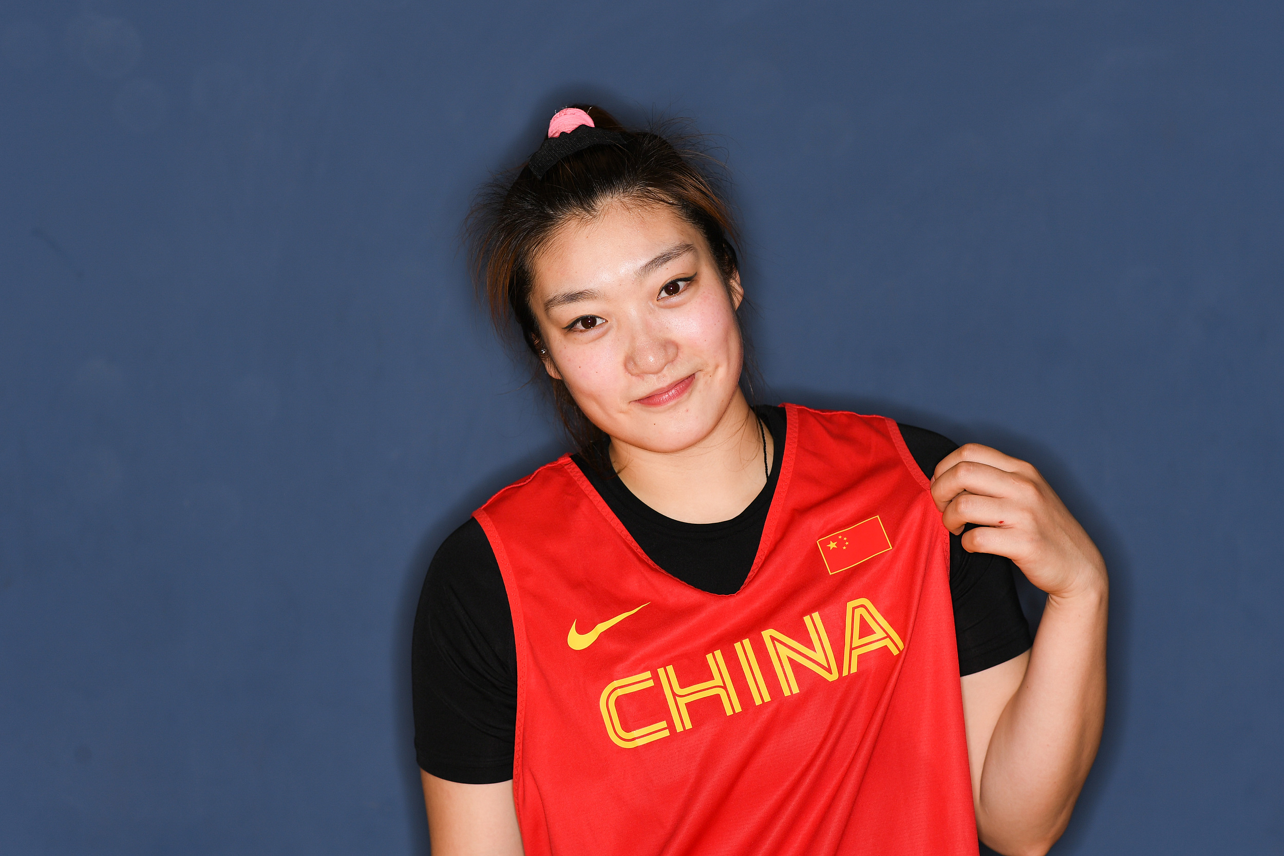 中国女篮国手李梦。