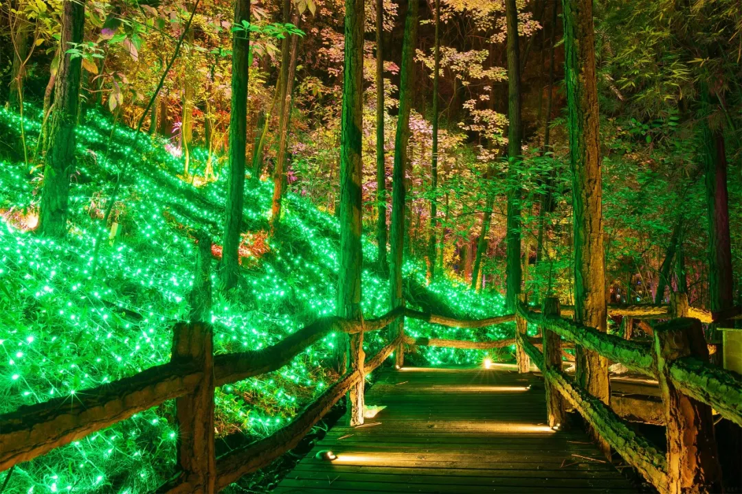 打造了奇幻侏罗纪,魔幻森林,梦幻时间隧道等二十多组主题场景,以及360