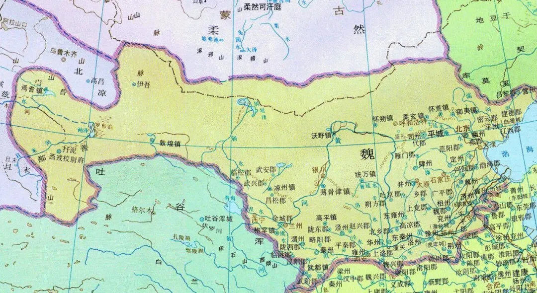 公元439年,由鲜卑族拓跋氏建立的政权统一了北方,定国号为魏,史称北魏