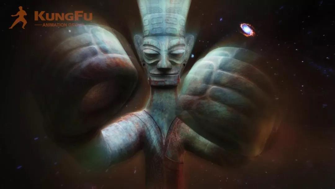 无处不在的体现三星堆文化元素: 根据青铜纵目面具而创造的盖奇