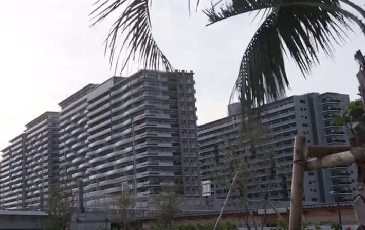 位于东京湾晴海的奥运村