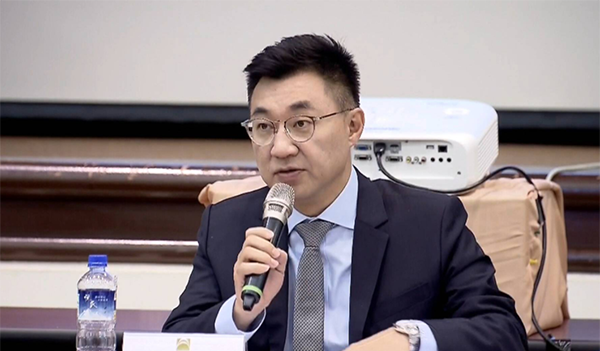国民党主席江启臣。(图片来源:网络)