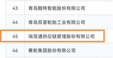 瑞茂通股份入选全国首批供应链创新与应用示范企业 凤凰网