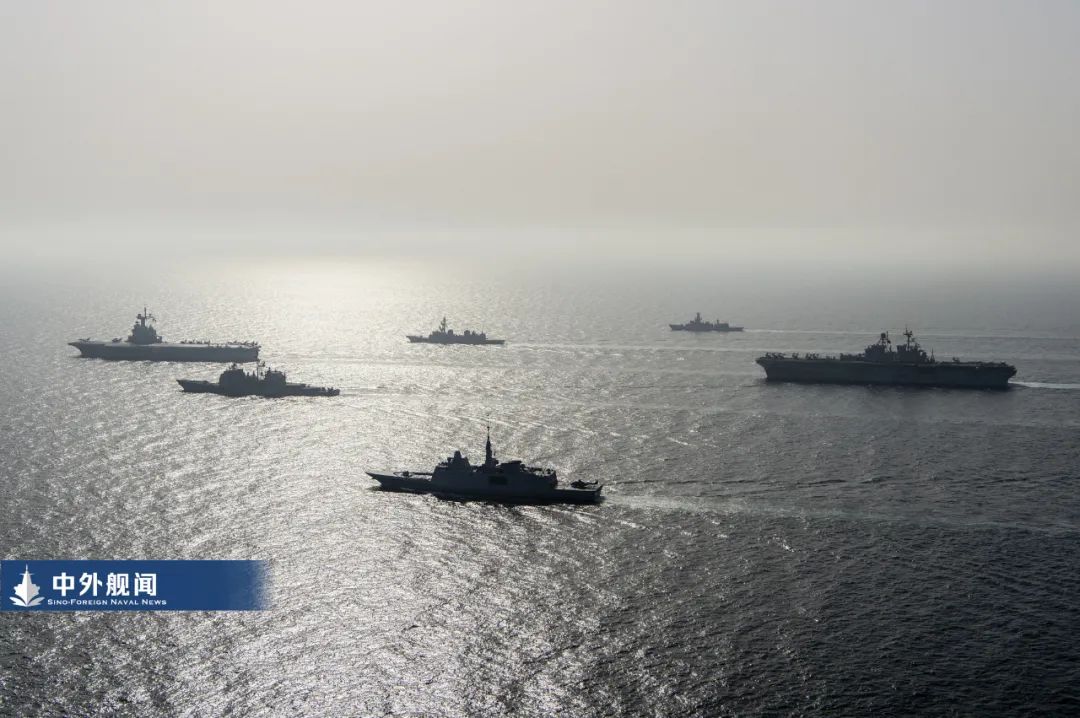 美法日比四国举行联合海上演习 甜甜新闻