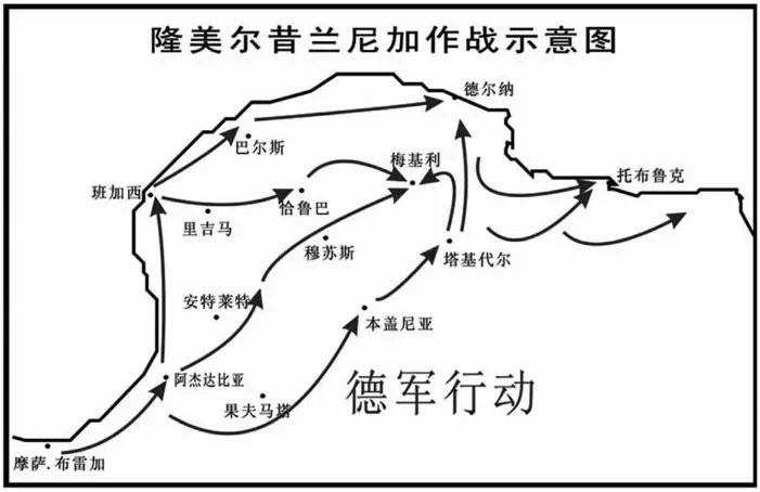 北非阿拉曼战役地图图片