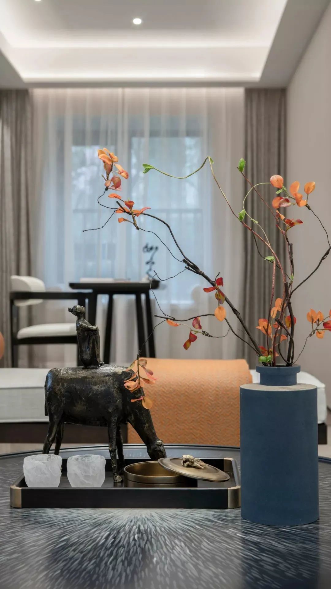 142㎡现代禅意,儒雅舒适的空间,满屋子的轻松与诗意