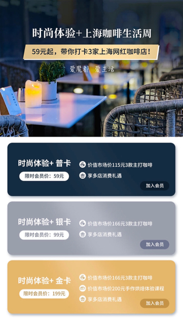 优惠卡可在“时尚体验+”微信小程序上购买,售卖至1月22日,使用期至1月31日