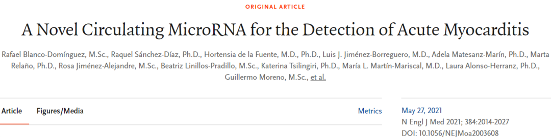 NEJM发文报道可用于诊断急性心肌炎的新型microRNA生物标志物__凤凰网