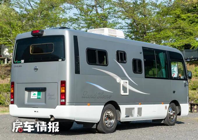日产中巴房车,配4.5l汽油机动力足,空间够大5口吃喝住全能解决
