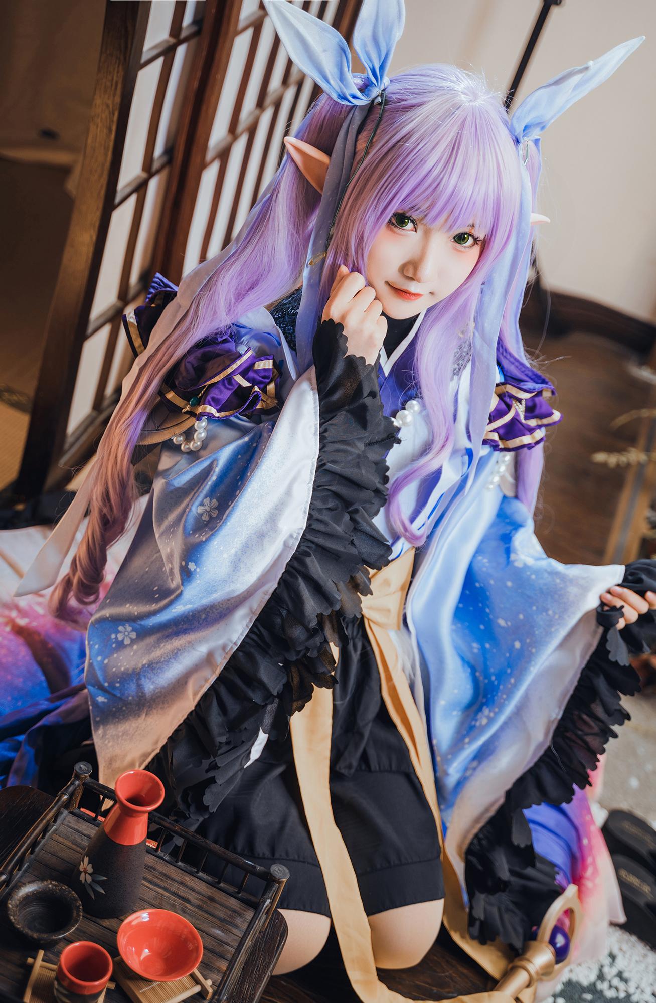 cos:阴阳师玉藻前cos正片,美腻的小姐姐