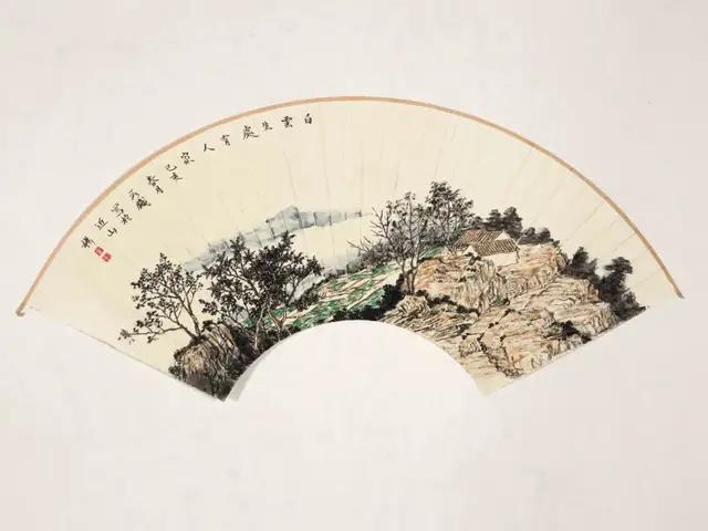 艺术推荐 | 古今名家山水扇面高清欣赏!