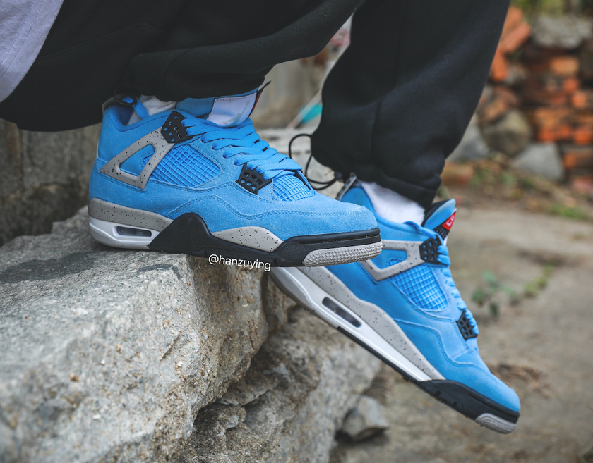 Air Jordan 4 UNC University Blue CT8527-400åå:registered:æ¥æ
