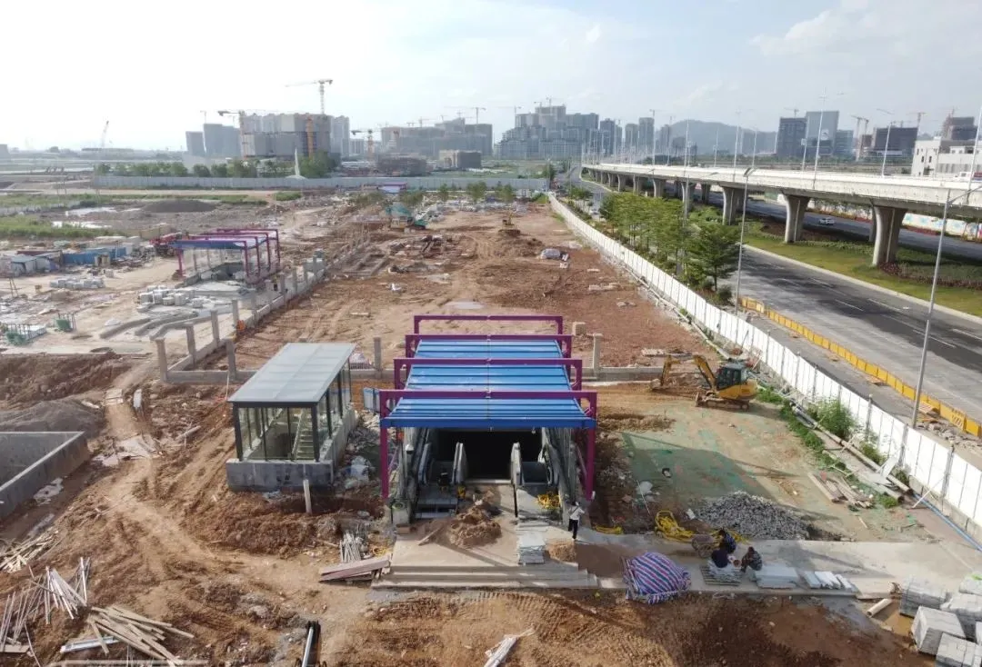 18号线横沥站开放参观?装修太cool,爱了爱了!