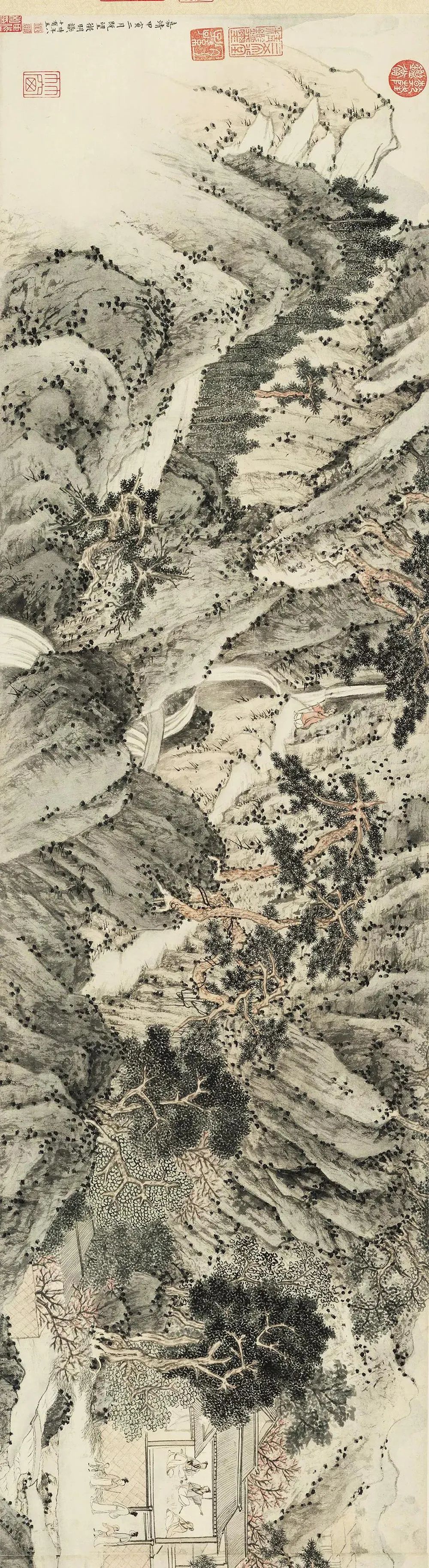 清 石涛桃源图卷95清 黄慎桃花源图95南宋 陈居中桃源仙居图卷