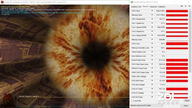 微星RTX 3080超龙评测: